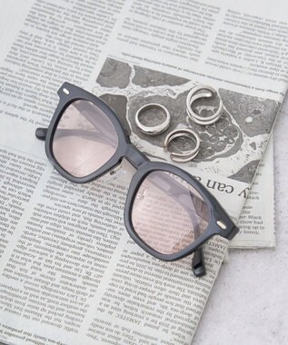 AMERICAN HOLIC 調光レンズボストングラス Black