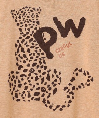 PW CIRCULUS 【MEN】LEOPARD ジャガードニット ベージュ系