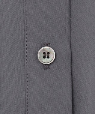 組曲 バウンディングシャーティング バンドカラーフリル ブラウス グレー系