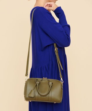 united bamboo ミニボストン カーキ系