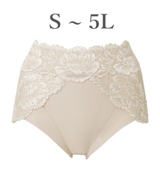 BRADELIS New York 【BRADELIS NewYork peace】おしりPラインヒップラップショーツ25 綿混で快適 程よい補正力でヒップアップ ふかめ お腹スッキリ バタークリーム