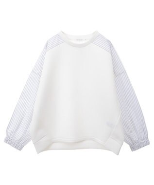 AMERICAN HOLIC 異素材コクーンポンチプルオーバー Off White