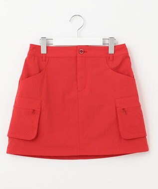 23区GOLF 【WOMEN】【吸水速乾/撥水/ストレッチ】コーデュラストレッチ カーゴ スカート レッド系
