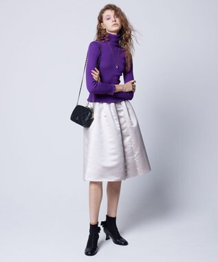 TOCCA 【洗える】CRYSTAL RIVER スカート ベージュ系