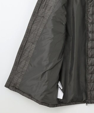 JOSEPH ABBOUD 【3WAY/撥水/INフード/ダウンライナー付】3ハイカウントツイル×パウダータフタ ダウン コート ダークブラウン系