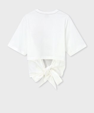 Paul Smith Drawn Tulip バック リボン カットソー ホワイト