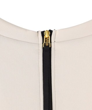 UNFILO L BEAUTY FORM JERSEY light バックZIP プルオーバー グレージュ