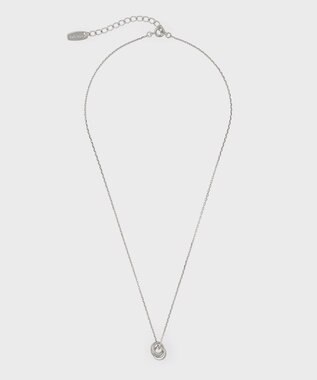 Paul Smith Double Ring Motif ネックレス シルバー