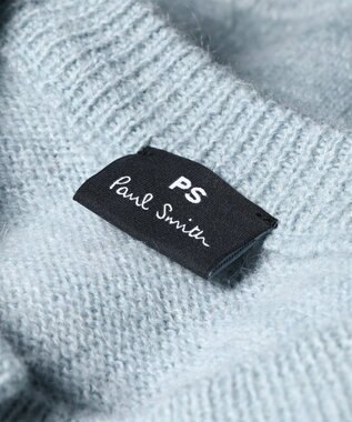 Paul Smith ホースシュー ビーズ カーディガン グレイッシュブルー