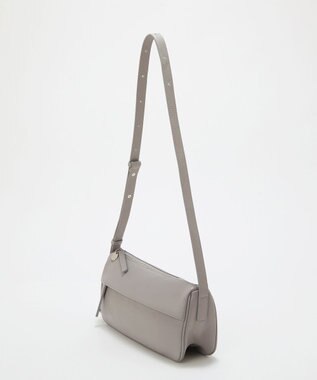 TOPKAPI 【Breath TOPKAPI】SUPPLE サプル シボレザー スワローマチ ワイド ショルダーバッグ ライトグレー