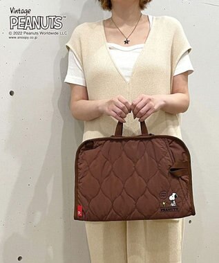 ROOTOTE 8245【PCケース：スヌーピー】/ IP.ピモッテ.ピーナッツ-7L 04：ブラウン