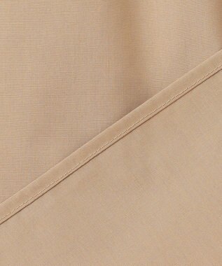 Feroux 袖チュールリボンスキッパー ブラウス ベージュ系