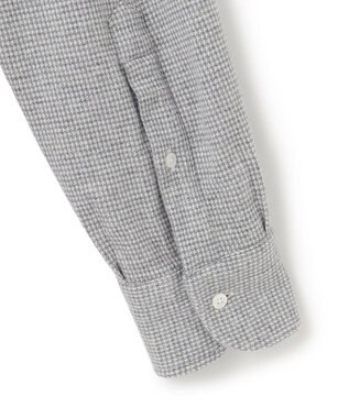 J.PRESS MEN 【Single Needle Tailoring / 形態安定】リッチジャージーコットン ネルシャツ/B.D. ライトグレー系8