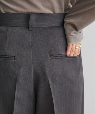 CRAFT STANDARD BOUTIQUE ロールアップパンツ Charcoal Gray