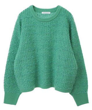 Green Parks テープヤーンニットプルオーバー Green