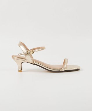 BONTRE 【pied du lapan/ピエドラパン】ストラップヒールサンダル/50774ZI ゴールド