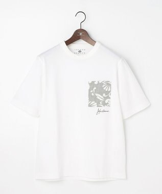 JOSEPH ABBOUD 【キングサイズ・KAHALAコラボレーション・JAPANファブリック】カハラアロハ Tシャツ ホワイト系
