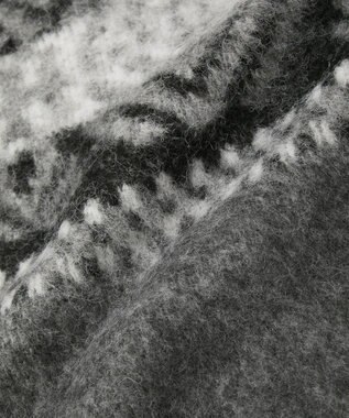 AMERICAN HOLIC アソート柄シャギーニットカーディガン Gray Mixture