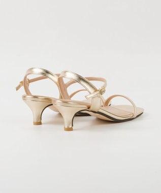 BONTRE 【pied du lapan/ピエドラパン】ストラップヒールサンダル/50774ZI ゴールド