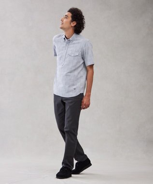 J.PRESS MEN 【クールマックス】パッチワークサッカー プルオーバー ネイビー系9