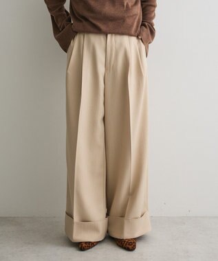 CRAFT STANDARD BOUTIQUE ロールアップパンツ Beige