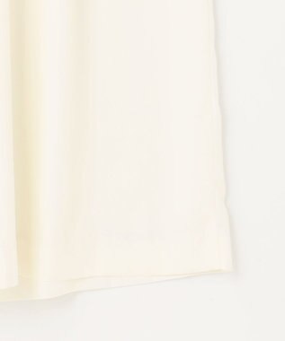 NAVE 【ReNAVE・セットアップ可/洗える/UVケア/接触冷感】フィブリルシャンブレー ワイドパンツ アイボリー系