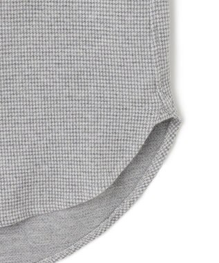 J.PRESS MEN 【Single Needle Tailoring / 形態安定】リッチジャージーコットン ネルシャツ/B.D. ライトグレー系8