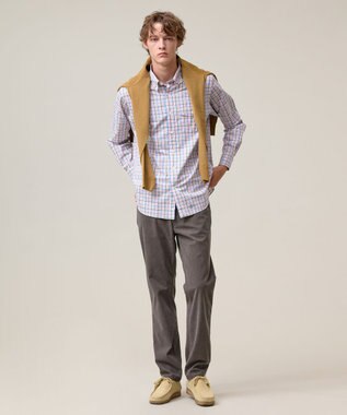 J.PRESS MEN 【ストレッチ】トリコットコーデュロイ5ポケット パンツ カーキ系