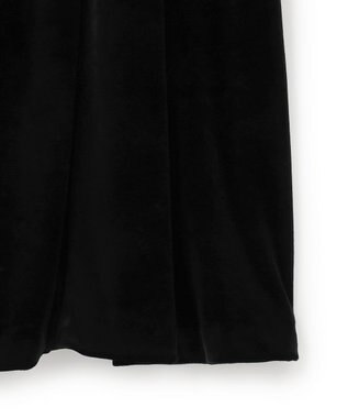 23区 【APPLAUDIR】ベロアコンビ ドレス ブラック系