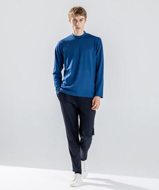 JOSEPH HOMME 【新色追加】ウールジャージーウォッシャブル　モックネックカットソー ブルー系