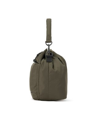 ZERO HALLIBURTON 【雑誌掲載】 DICROS SOLOシリーズ 巾着ショルダーバッグ ZHG-B DS 85006 カーキ