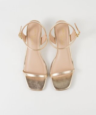 BONTRE 【pied du lapan/ピエドラパン】ストラップヒールサンダル/50774ZI ゴールド