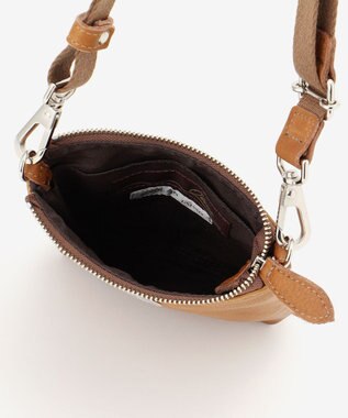 UNBILLION Otias クローム鞣し素上げ牛革モバイルSD ブラウン