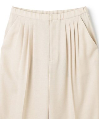 uncrave リネンライクツイル テーパードパンツ エクリュ