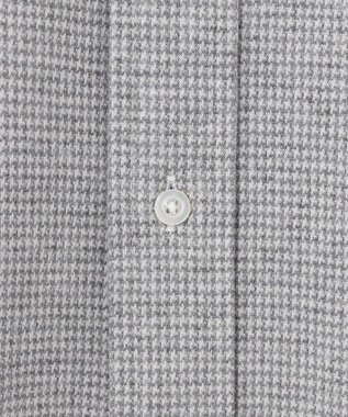 J.PRESS MEN 【Single Needle Tailoring / 形態安定】リッチジャージーコットン ネルシャツ/B.D. ライトグレー系8