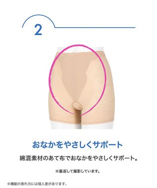 WACOAL ガードル 綿混ソフトガードル 通気性がよい(本体) おなかやさしくサポート 一枚ばき可能 ショート丈 【EverChic】 レディース GRC330 /ワコール カラシ