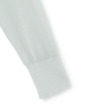 ICB L 【洗える】ドライシアーカーディガン アッシュブルー系