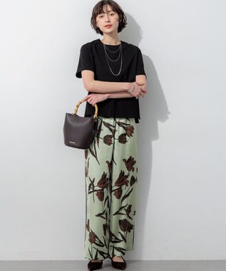 23区 【先行予約】バンブーハンドル 2WAY ミニマル バッグ ダークブラウン系