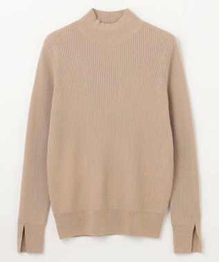 GRACE CONTINENTAL メリノウールリブトップ ベージュ