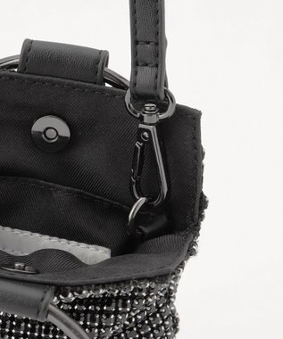 自由区 【SHIHOさん着用】クリスタルミニ バッグ ブラック
