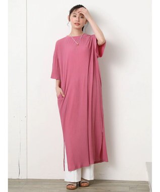 Green Parks ・ＳＵＧＡＲ　ＳＰＯＯＮ　シアープリーツワンピース Pink