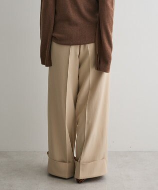 CRAFT STANDARD BOUTIQUE ロールアップパンツ Beige