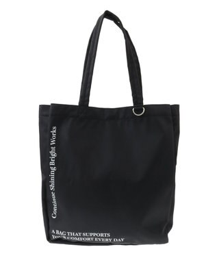 CRAFT STANDARD BOUTIQUE 撥水ロゴプリントトート Black