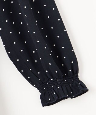 組曲 KIDS 【150-160cm】キャサリンドット ワンピース ネイビー系5