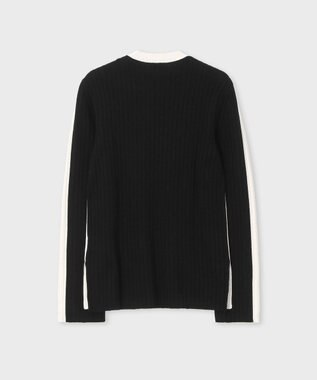 Paul Smith バイカラー スリット ニット オフホワイト