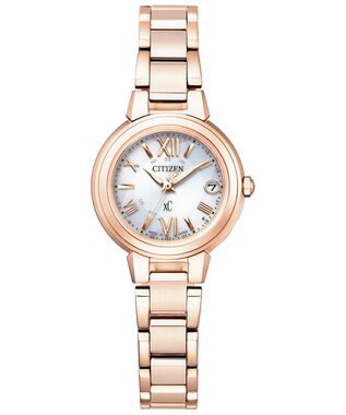 CITIZEN 【xC】エコ・ドライブ電波時計 ES9435-51A 手元を美しく彩るサクラカラー 日付・秒針あり サクラ色