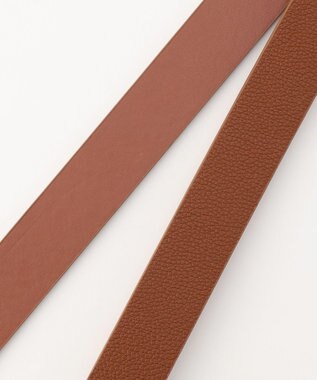 ANY バックルデザインミドルベルト キャメル