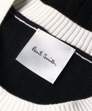 Paul Smith バイカラー スリット ニット オフホワイト