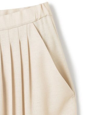 uncrave リネンライクツイル テーパードパンツ エクリュ