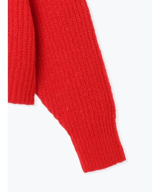 Te chichi 【R by Te chichi】畦編みショートニット《2025winter catalog item》 レッド